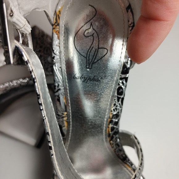 Baby Phat Platform Wedge Heels 6B - Picture 8 of 9